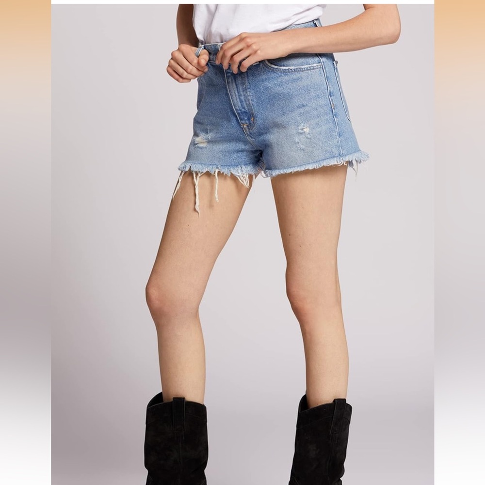NWT CURRENT ELLIOTT JEAN SHORTS 25‎ Serene